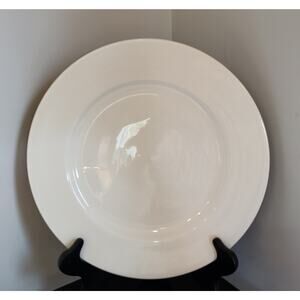 Pier 1 White New Essentials Classic Rimmed Dinner Plates (Set of 4)